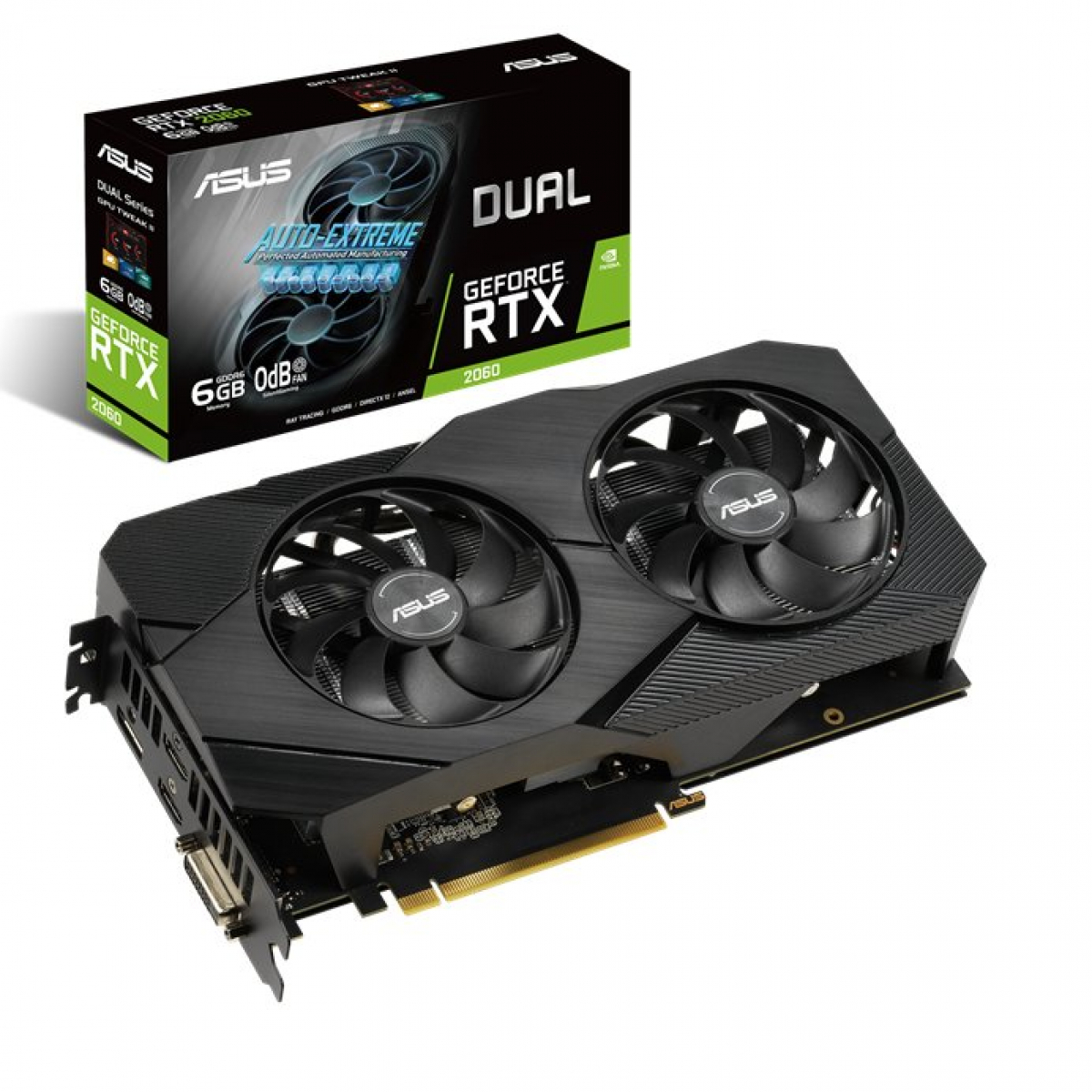 REFURB ASUS DUAL-RTX2060-O6G-EVO DUAL GEFORCE RTX