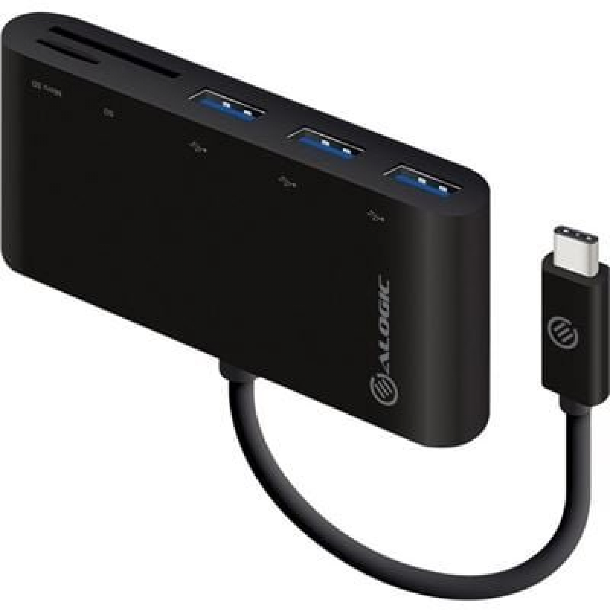 ALOGIC USB-C TO MULTI CARDREADER AND 3 PORT