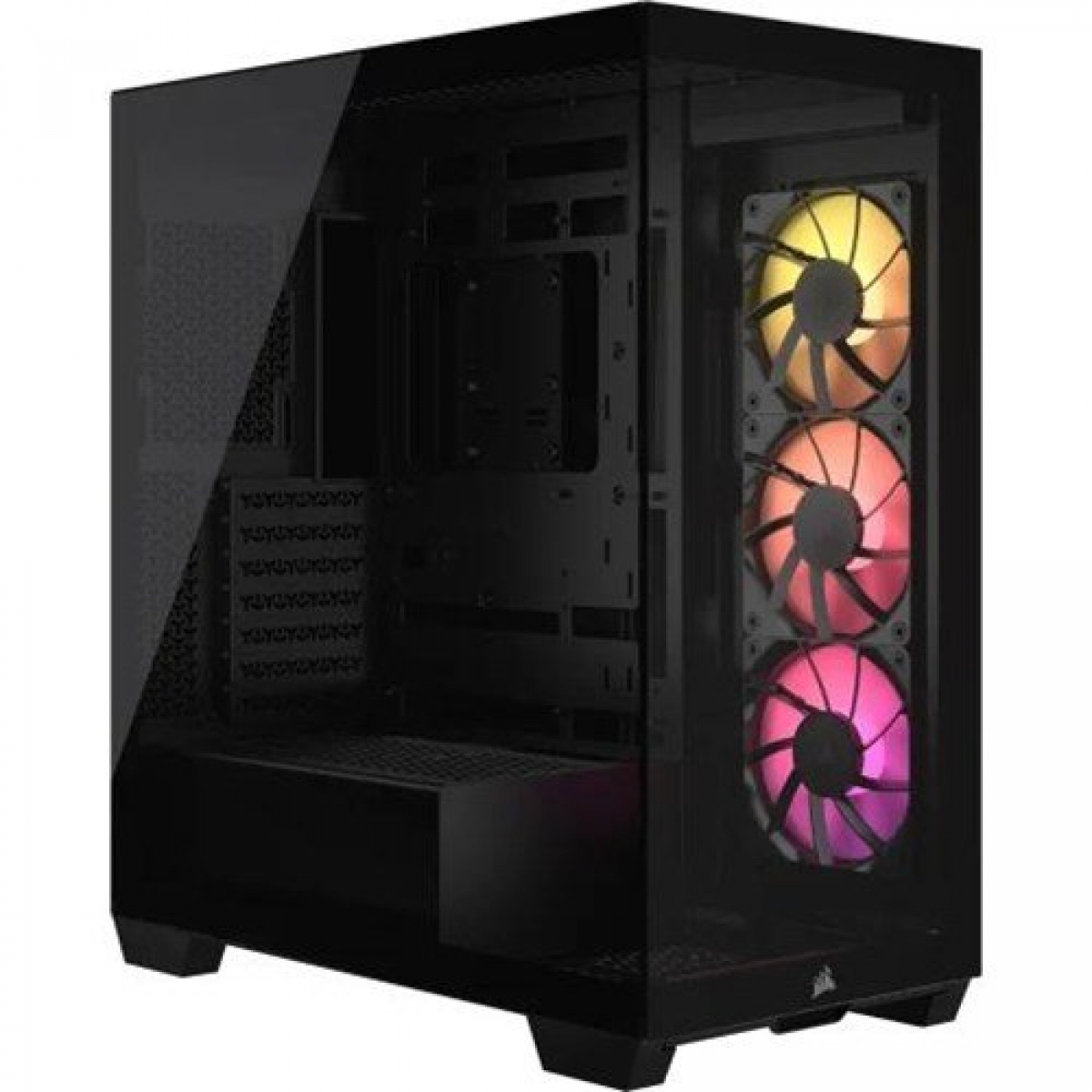 CORSAIR 3500X ARGB TEMPERED GLASS BLACK