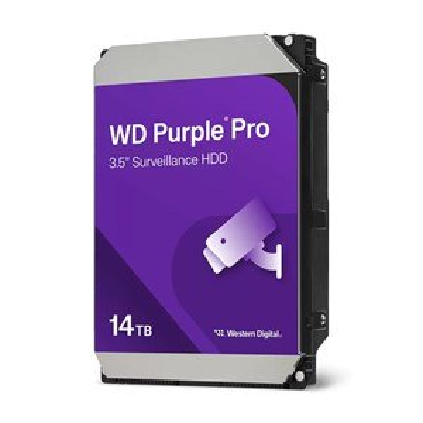 WD PURPLE PRO 14TB SURVEILLANCE HDD 3.5" SATA 512M