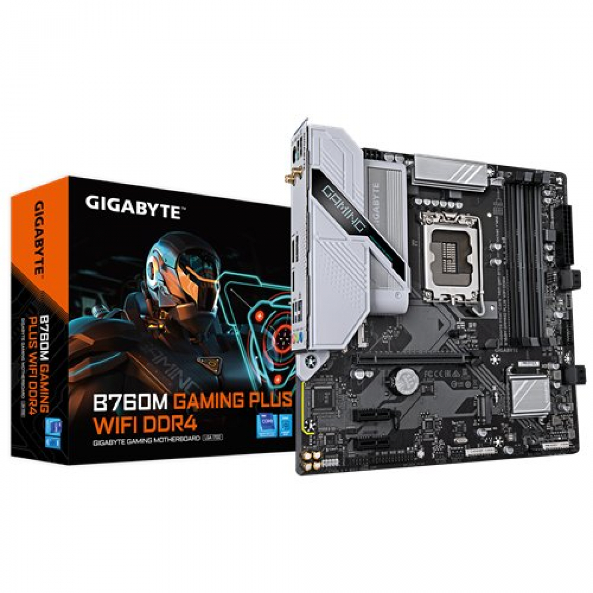 GIGABYTE B760M GAMING PLUS WIFI DDR4 MOTHERBOARD