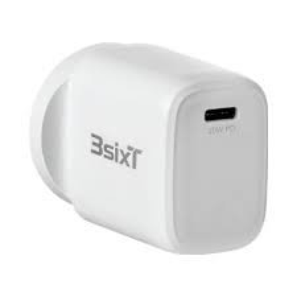 3sixT Wall Charger ANZ 20W USB-C WHITE