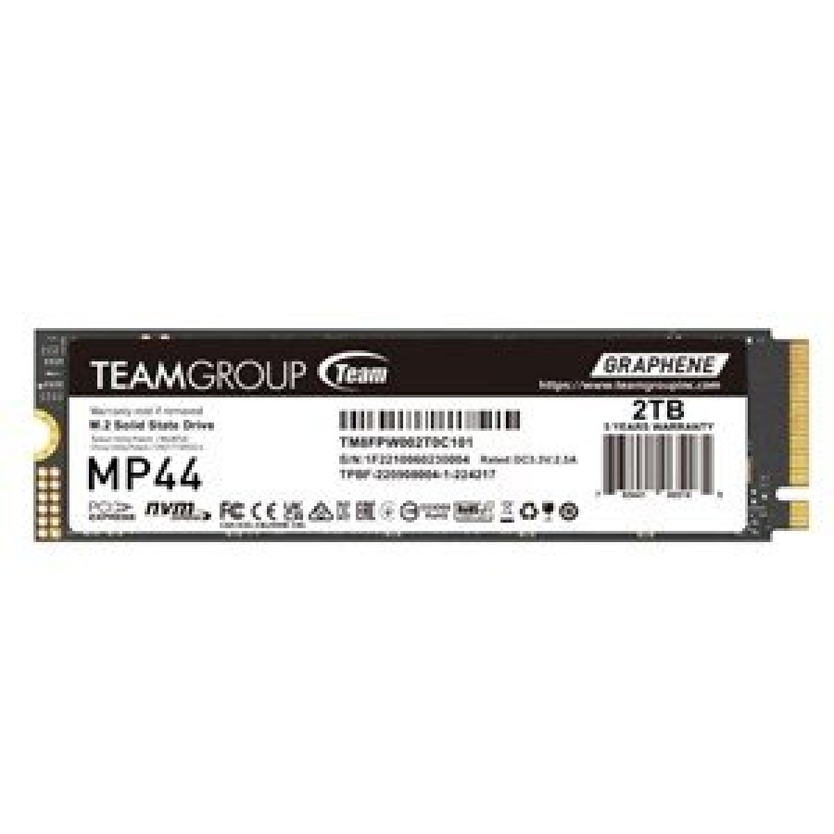 TEAM MP44 4TB M.2-2280 PCI-E GEN4x4 SSD R/W 7400 /